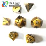 Antique Gold Metal Dice