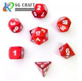 Red Metal Dice