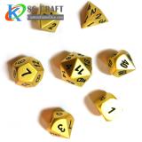 Pearl Gold Metal Dice