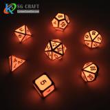 Glow in the dark dice