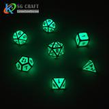 Glow in the dark dice