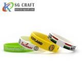 Silicone Wristband Keyring