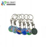 Trolley Coin Keyring