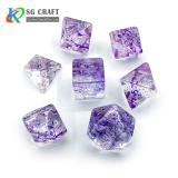 purple Glitter color dice