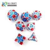 IRON MAN  PLASTIC DICE SET