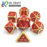 Enamel  Spider Metal Dice