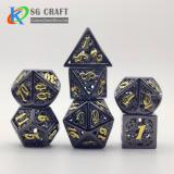 Hollow out machine Style Metal Dice