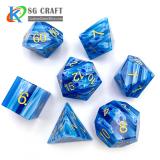 Sea Blue Stone Dice