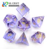 Purple Glass Dice