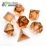 Brown Glass Dice