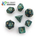 Marble acrylic dice