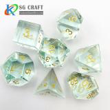 Light Green Glass Dice